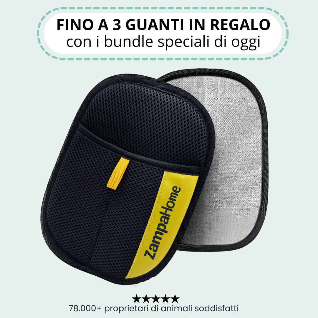 ZampaHome™ Guanto Rimuovi Peli Riutilizzabile